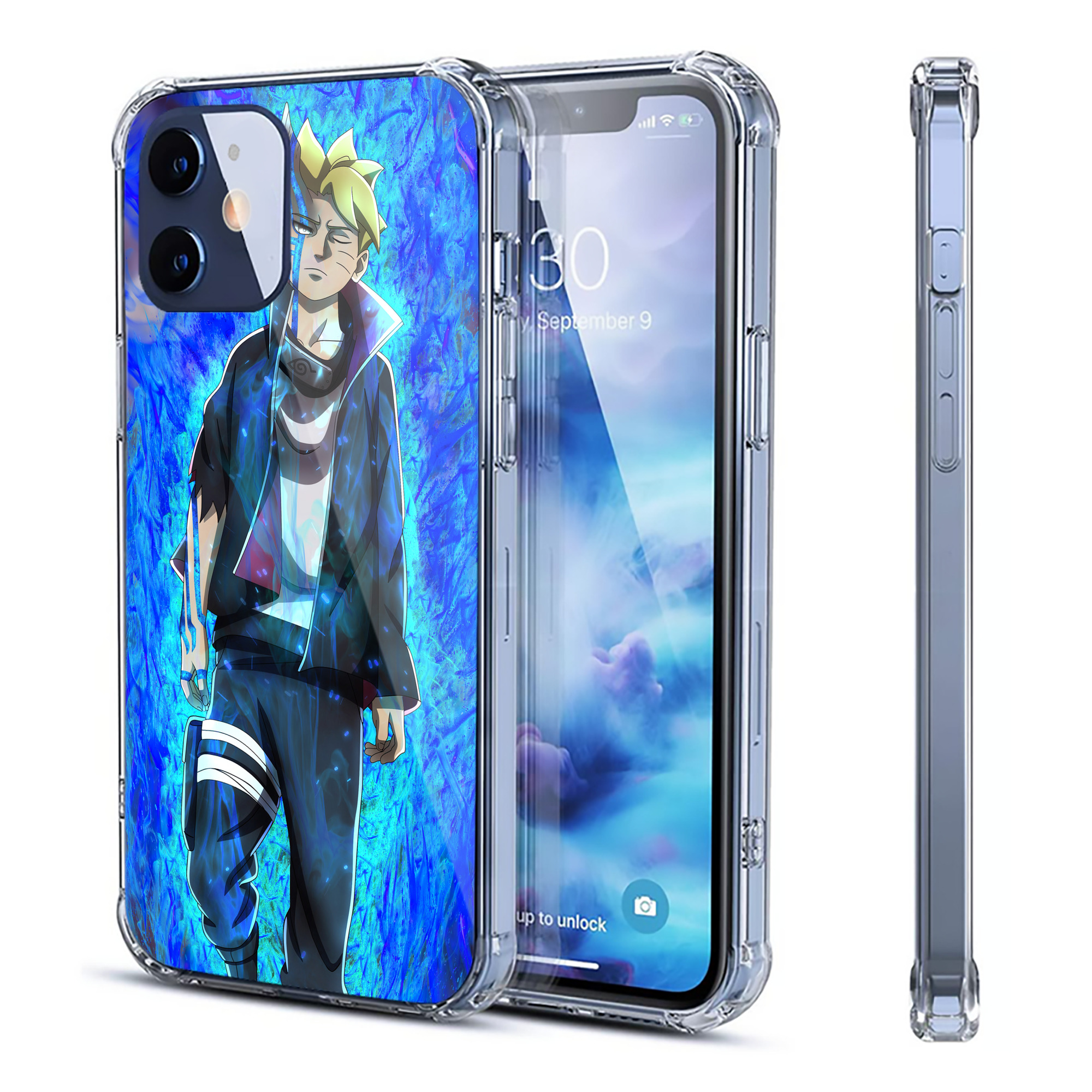 （画像用） NARUTO -ナルト- NARUTO -ナルト- 疾風伝 【iPhone 12シリーズ対応】透明スマホケース（クリアソフトケース）